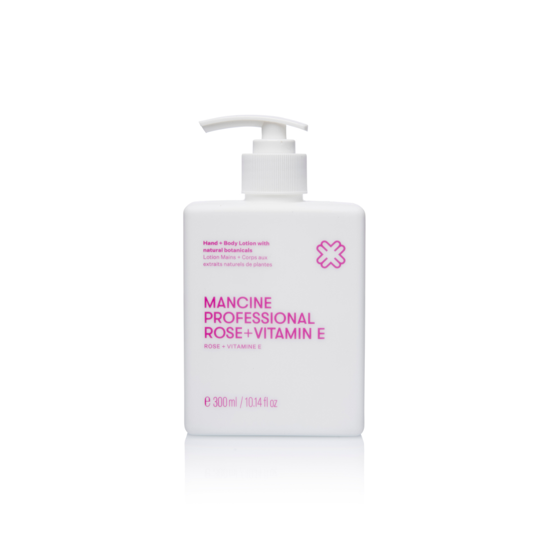 Mancine Rose & Vitamin E Lotion 300ml/1L | Hand and Body Lotion