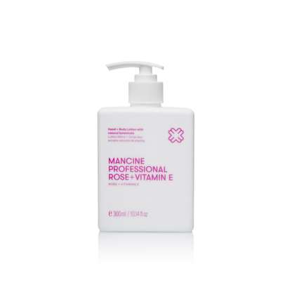Mancine Rose & Vitamin E Lotion 300ml/1L | Hand and Body Lotion