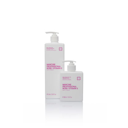 Mancine Rose & Vitamin E Lotion 300ml/1L | Hand and Body Lotion