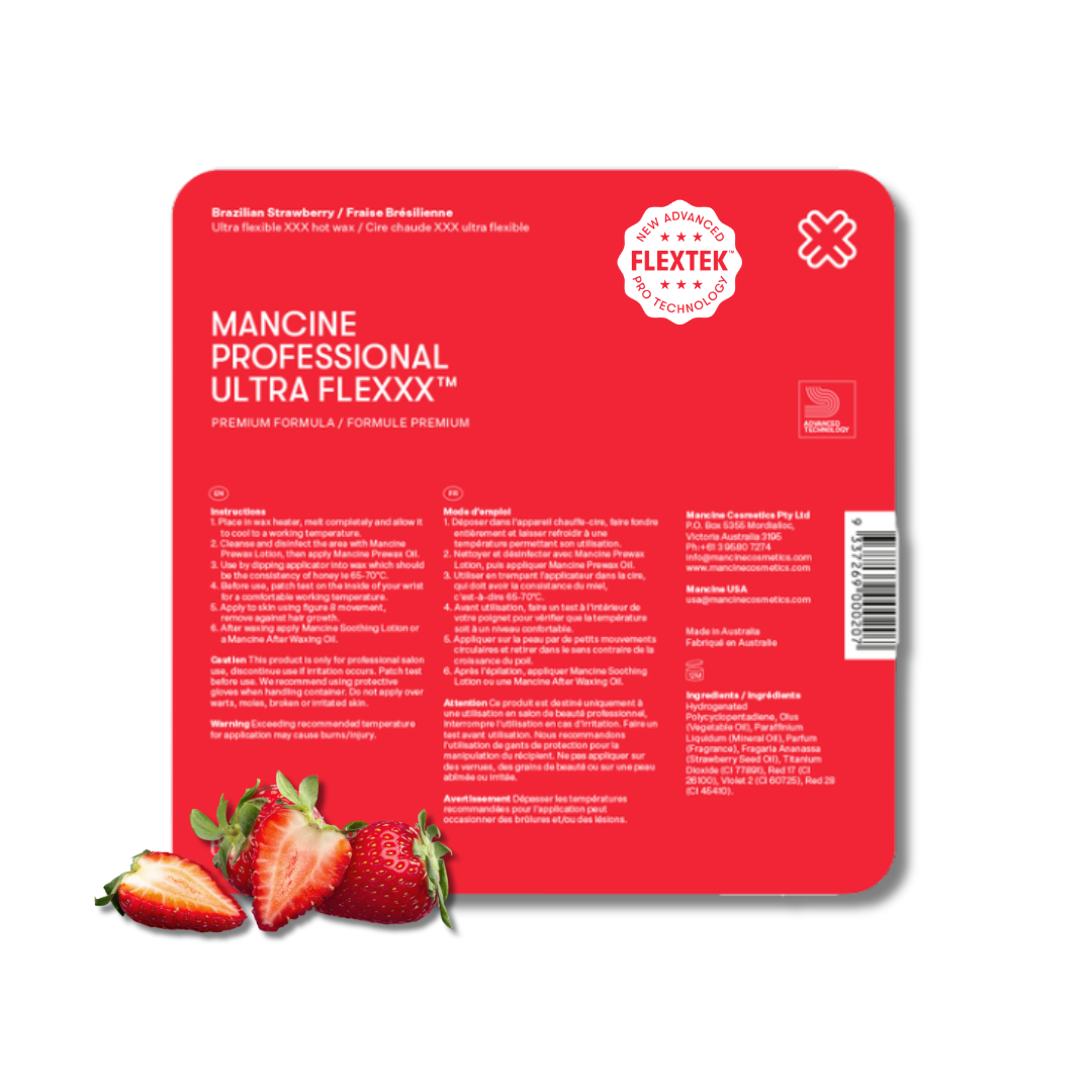 Mancine Ultra Flexxx Strawberry Hot Wax 500g