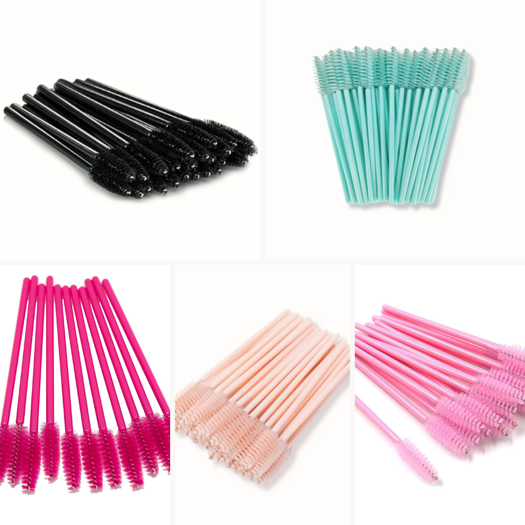 Mascara Wands 100 Pack | 5 Colours