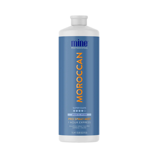 Mine Tan Moroccan Pro Spray Mist 1L | Argan Oil Dark Tan