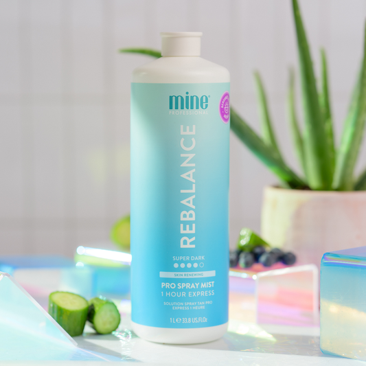 Mine Tan Rebalance Pro Tanning Mist 1L | Super Dark Hydrating Tan