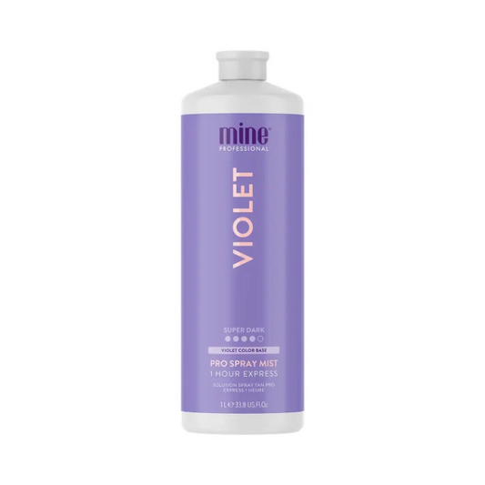 Mine Tan Violet Tanning Mist 1L | Warm Super Dark Pro Tan