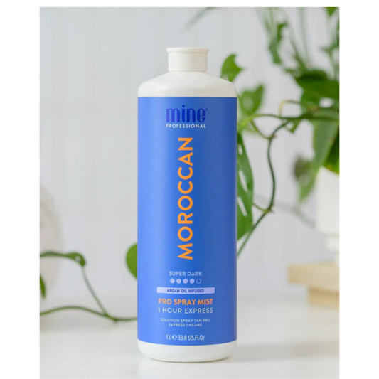 Mine Tan Moroccan Pro Spray Mist - 1L | Argan Oil Dark Tan