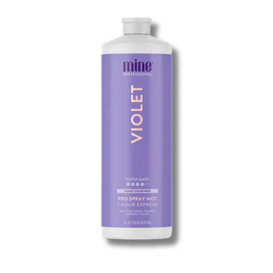 Mine Tan Violet Tanning Mist - 1L | Warm Super Dark Pro Tan
