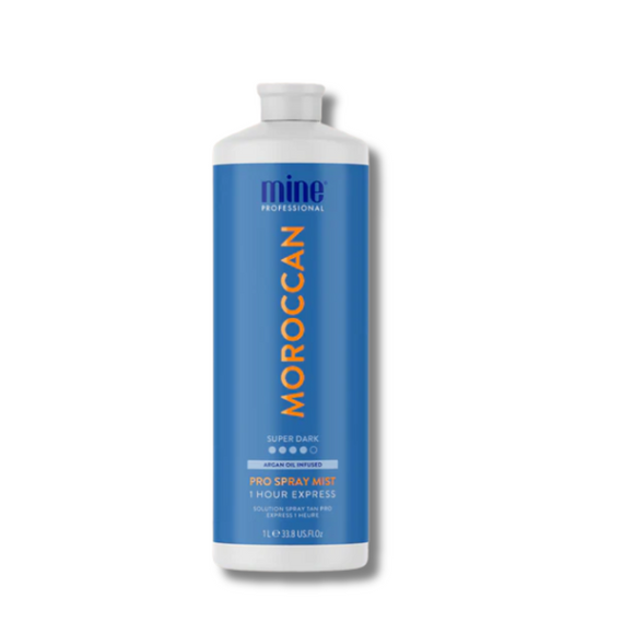 Mine Tan Moroccan Pro Spray Mist - 1L | Argan Oil Dark Tan