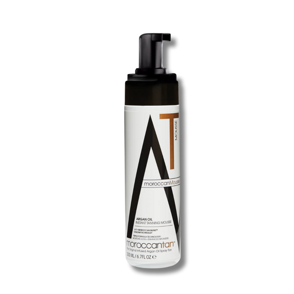Moroccan Tan Instant Tanning Mousse – 200ml | Medium-Dark Hydrating Tan