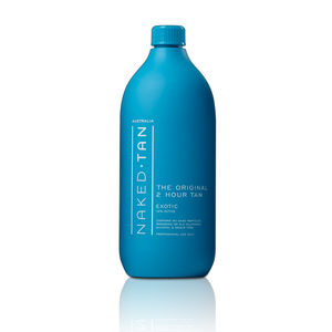 Naked Tan Exotic Tanning Mist 1L – 12% DHA Ash-Based Spray Tan for Olive Skin