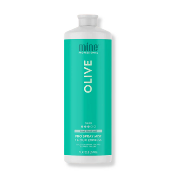 Mine Tan Olive Pro Spray Mist - 1L | Dark Natural Olive Bronze Tan