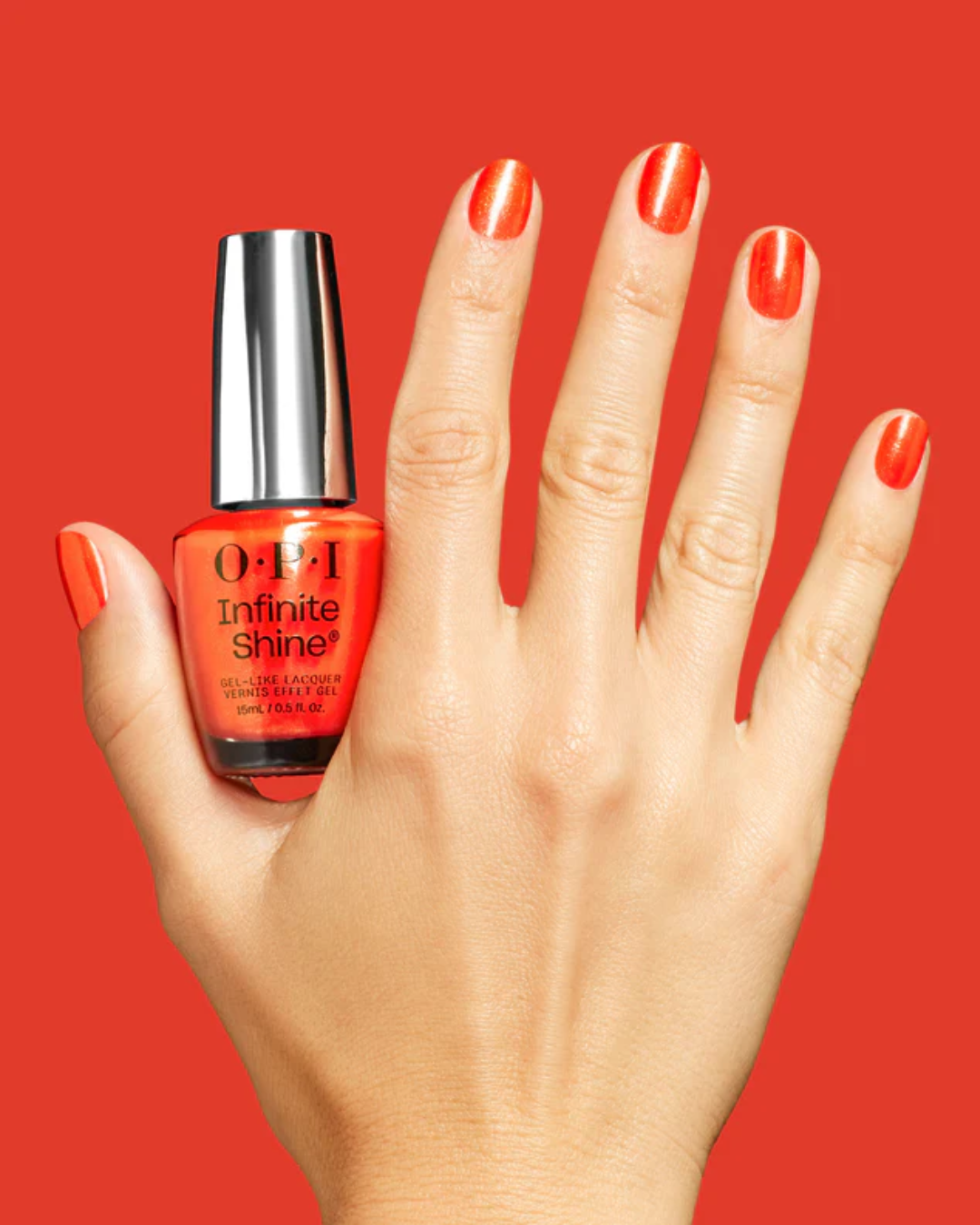 O.P.I Infinite Shine Shock Em Orange