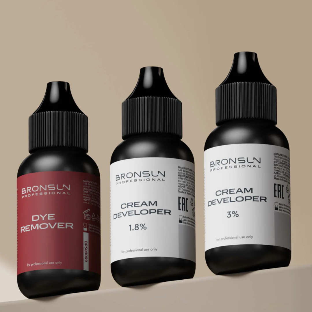 Bronsun Milk-Cream Developer 3% 30ml | For Professional Use with Bronsun Dyes