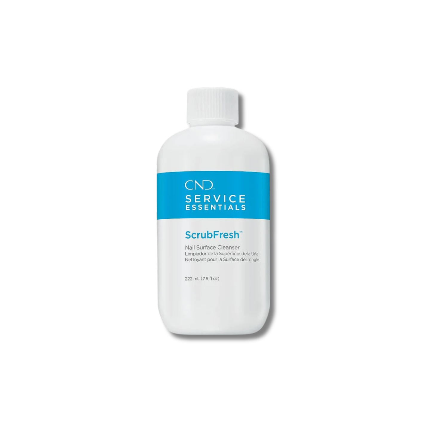 white bottle of cnd scrub fresh 