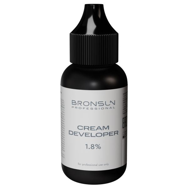 Bronsun Milk Cream Developer 1.8% 30ml | For Professional Use with Bronsun Dyes