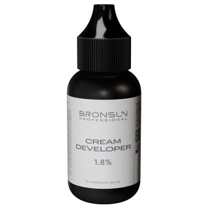Bronsun Milk Cream Developer 1.8% 30ml | For Professional Use with Bronsun Dyes