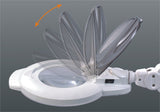 Opal 252 LED Mag Lamp with Pedestal Stand | 5x & 8x Magnification