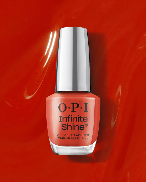 O.P.I Infinite Shine Knock 'Em Red 15ml
