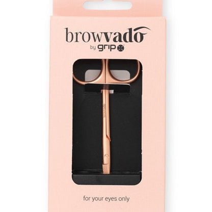 Caron BrowVado Precision Scissors - Rose Gold