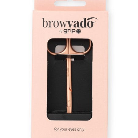 Caron BrowVado Precision Scissors - Rose Gold