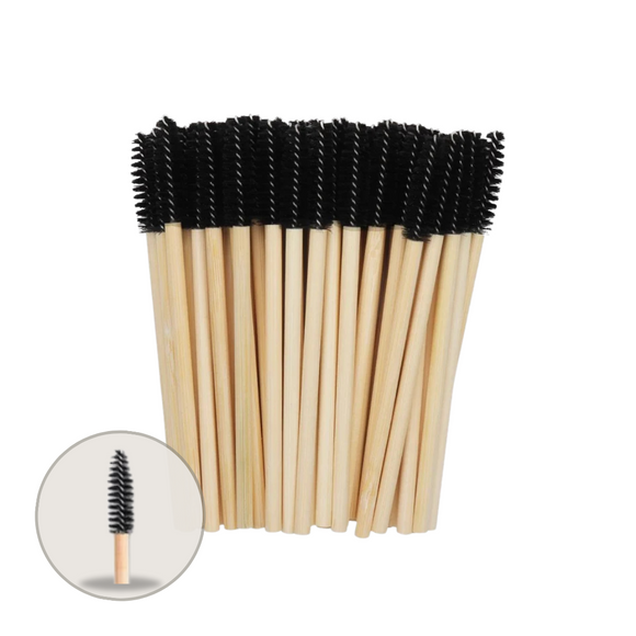 Eco Bamboo Mascara Wands - 50pk
