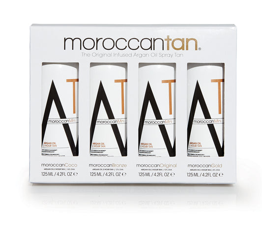 Moroccan Tan Original Sample Pack | 4 x 125ml Professional Tanning Solutions