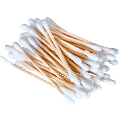 Wooden Stem Cotton Tips 100pk